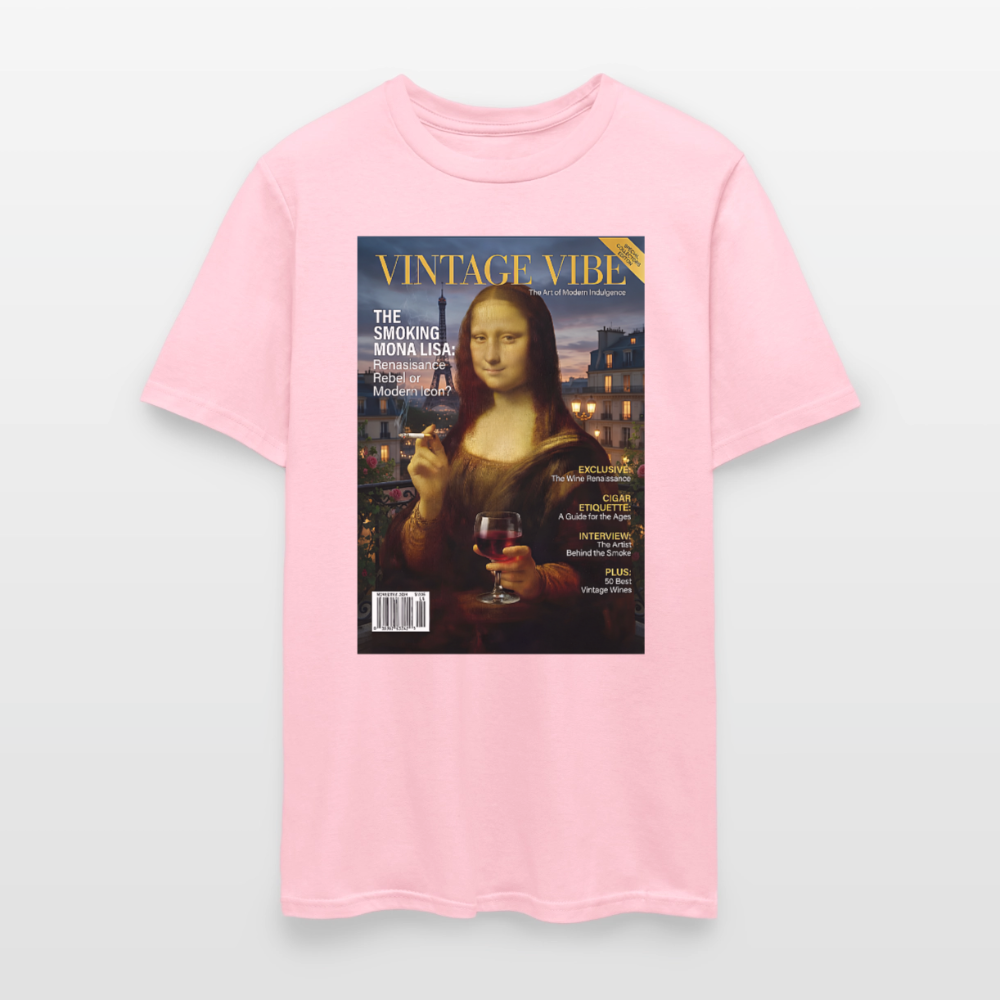 A Smoking Mona Lisa - pink