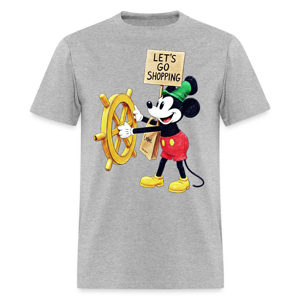 Let's Go Shopping - heather gray