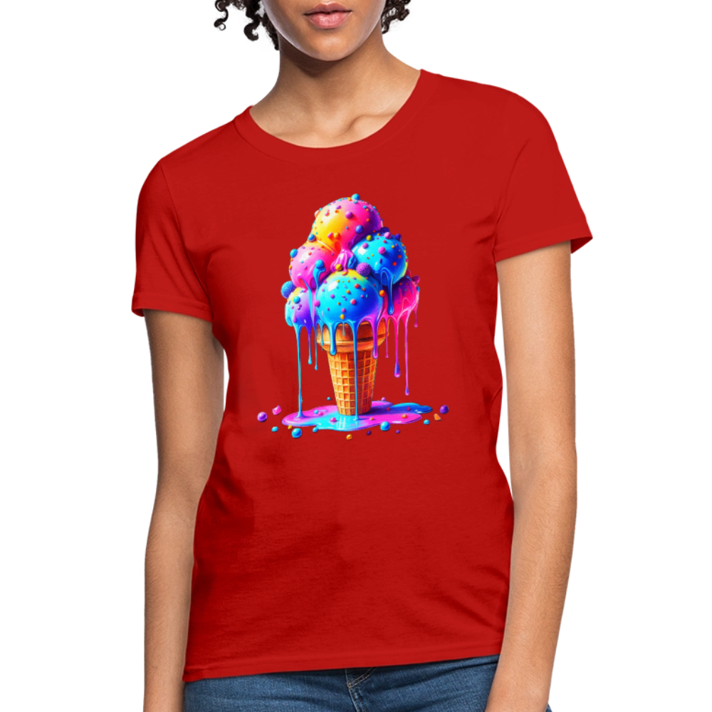Melting Rainbow - red