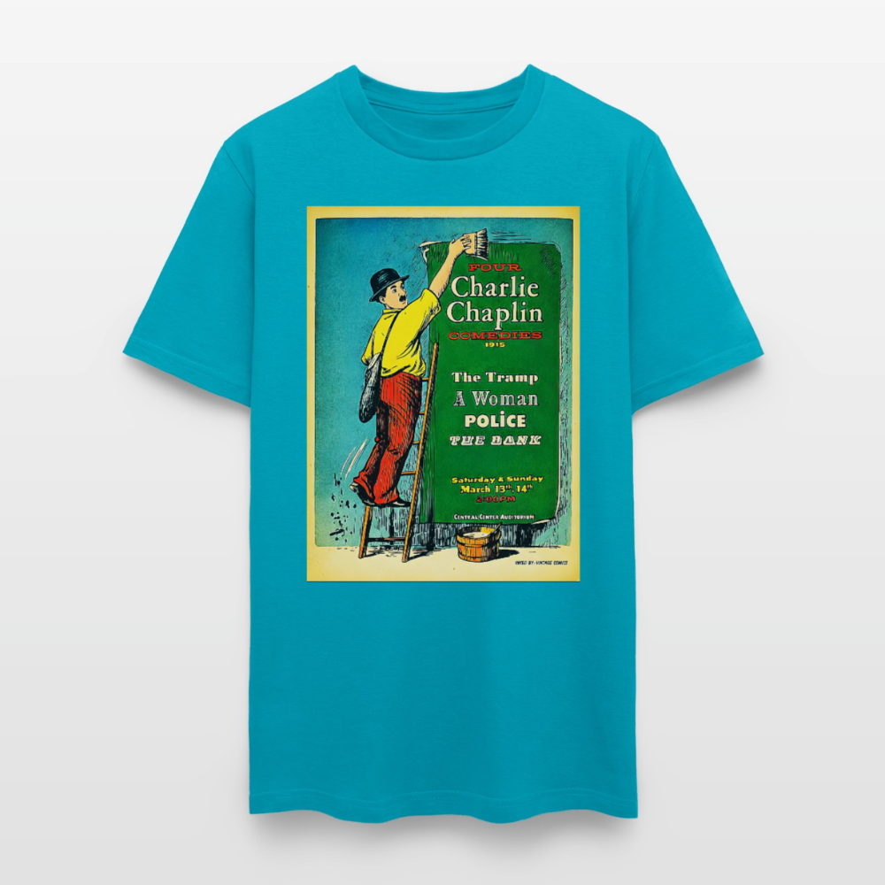 1915 Charlie Chaplin - turquoise