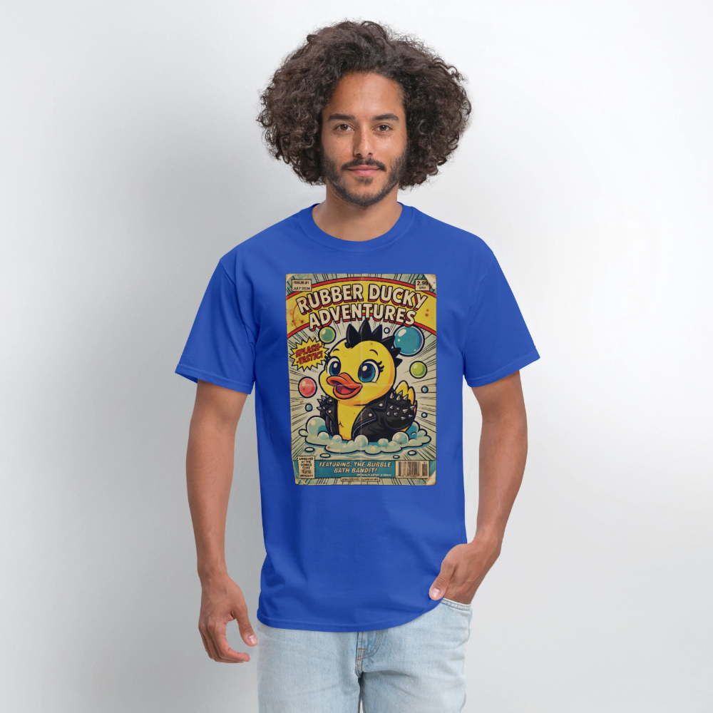 Ducky Old Comic - royal blue