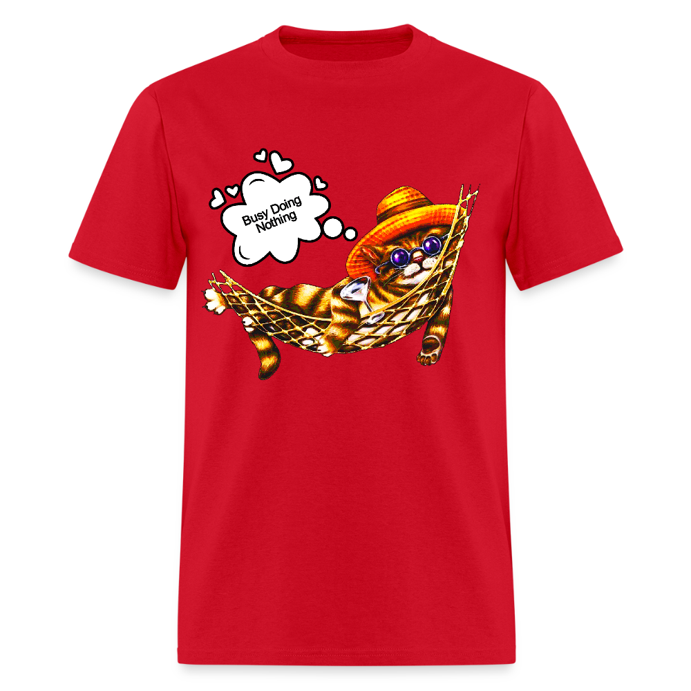 Busy Doing Nothing - red