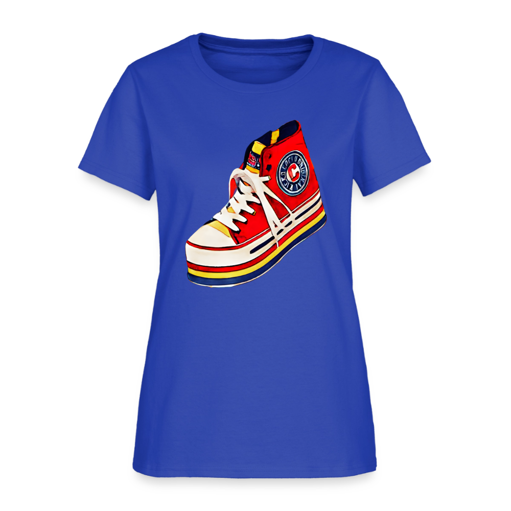 High Top Sneaker - royal blue