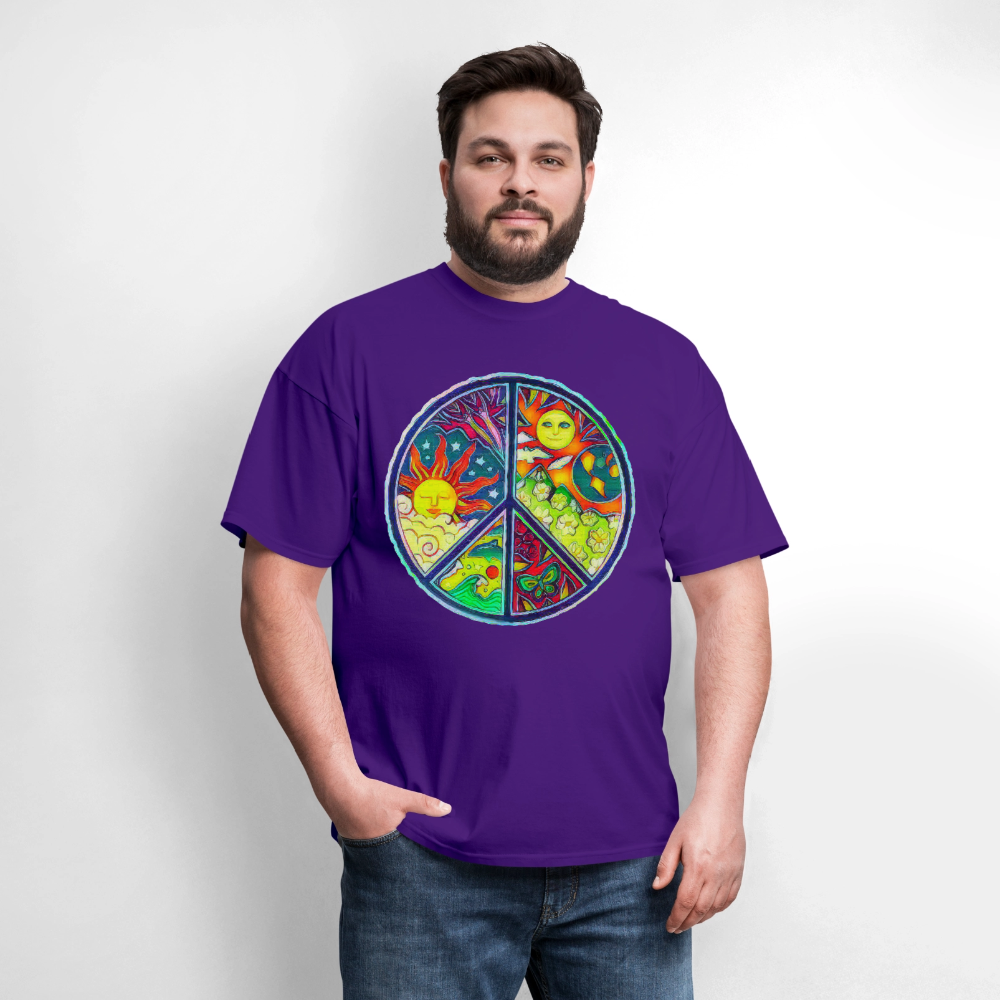 Peace - purple