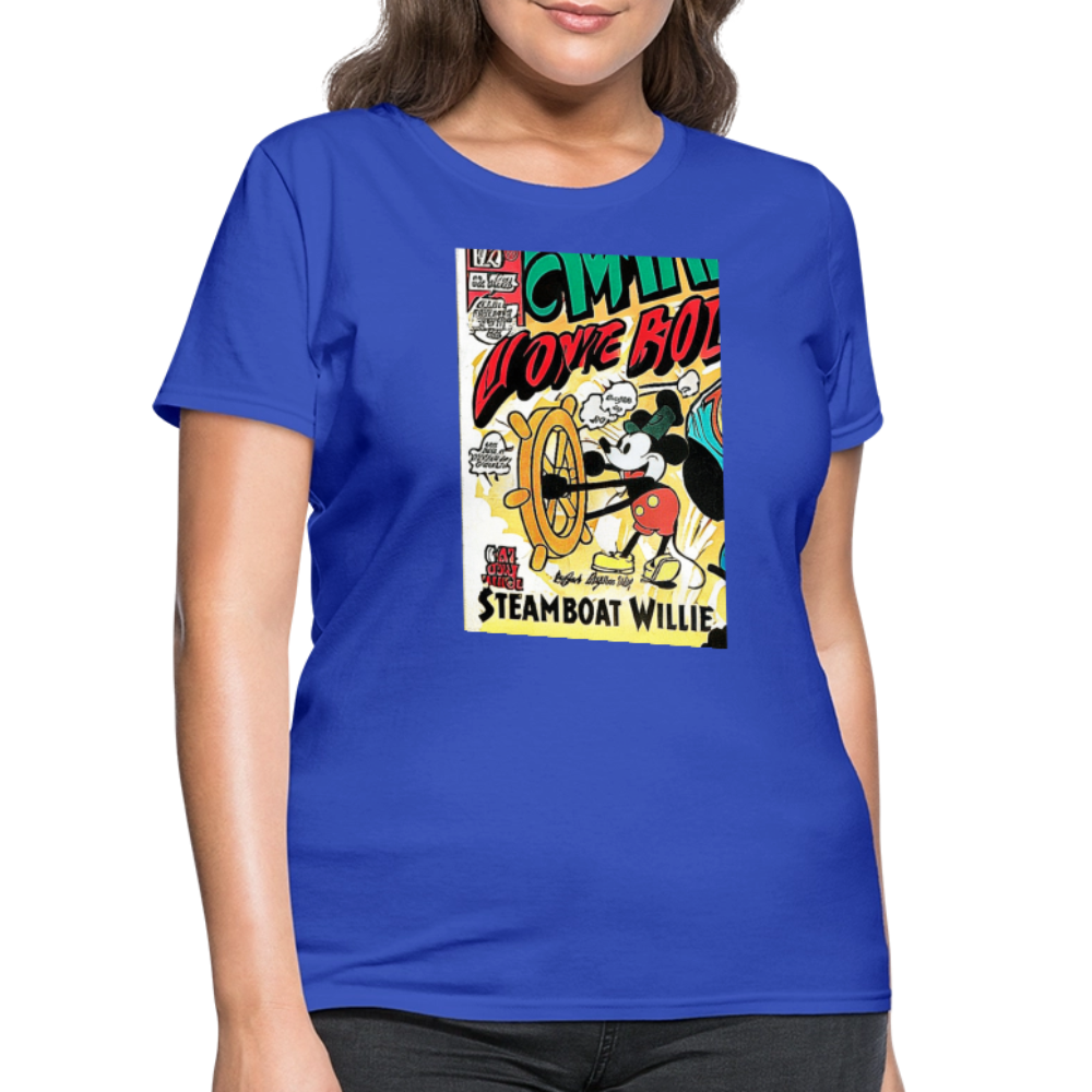 Steamboat Willie - royal blue