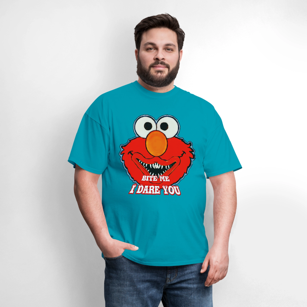 Bite Me Elmo - turquoise