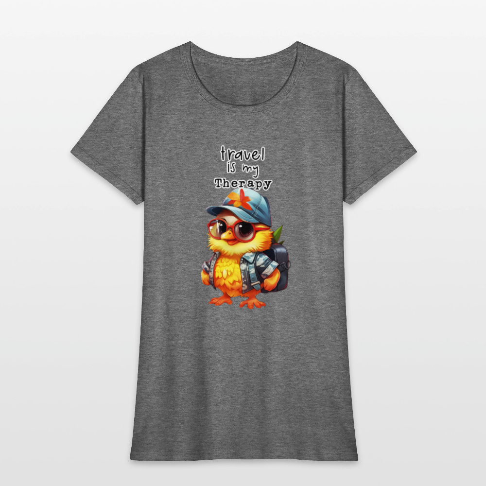 Travel Is My Therapy - graphite heather