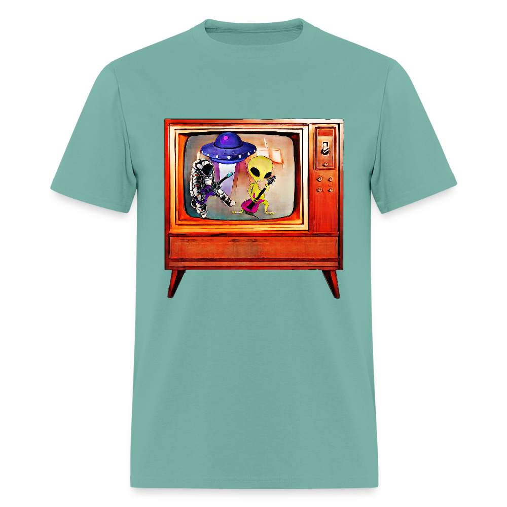 Rocking Astronaut and Alien #2 - aquatic