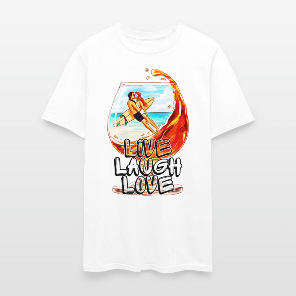 Live, Laugh, Love - white