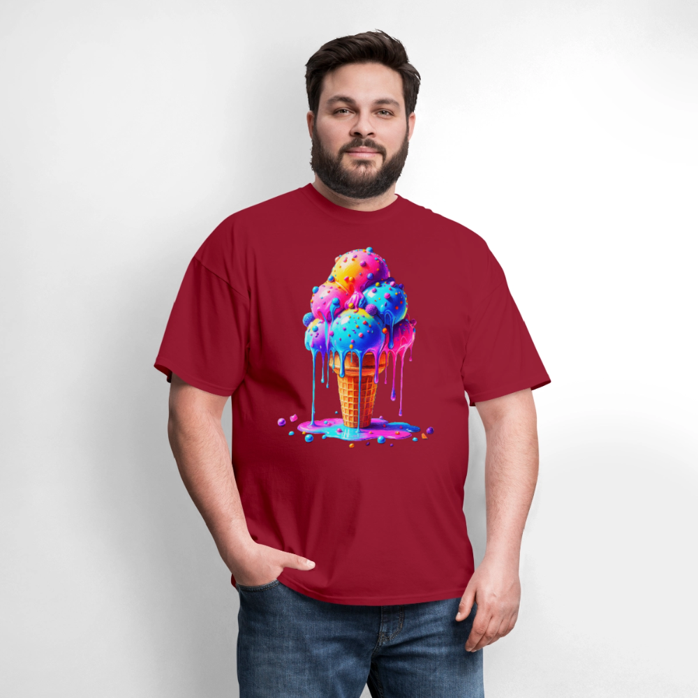 Melting Rainbow - dark red
