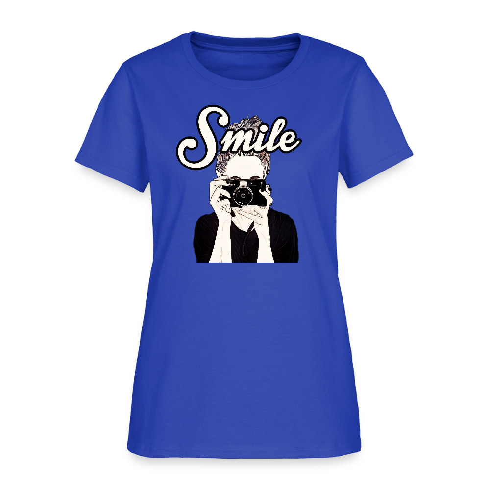 Smile - royal blue