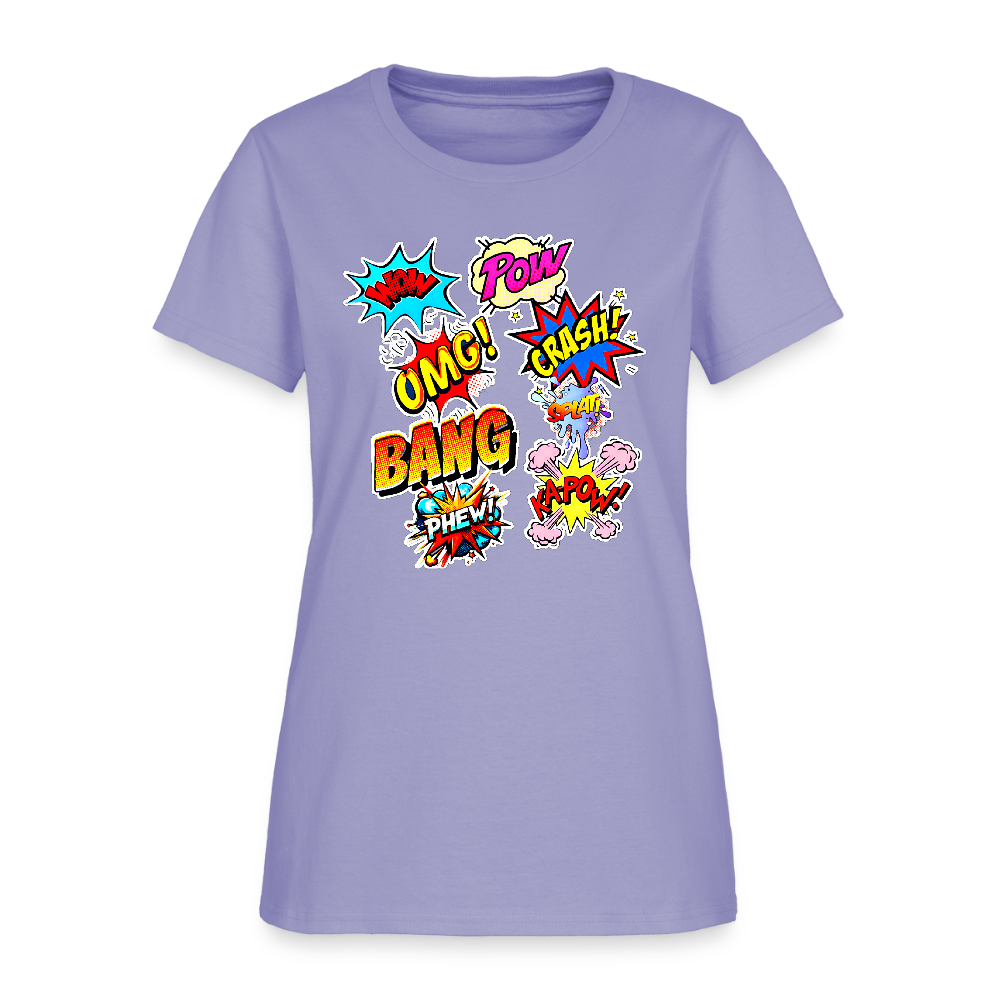 Comic Time - lavender