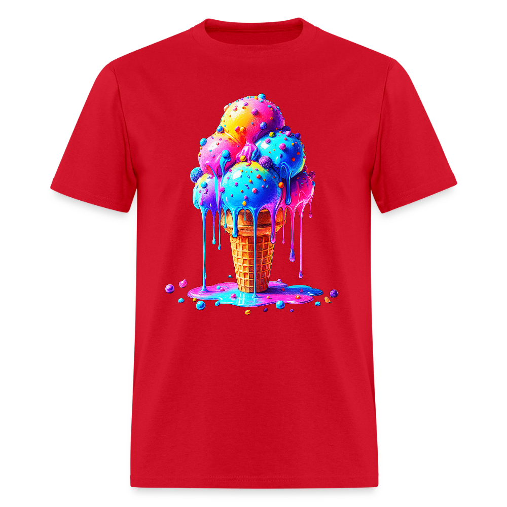 Melting Rainbow - red