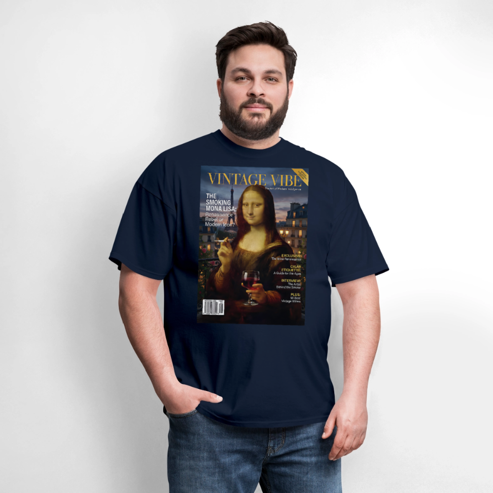 A Smoking Mona Lisa - navy