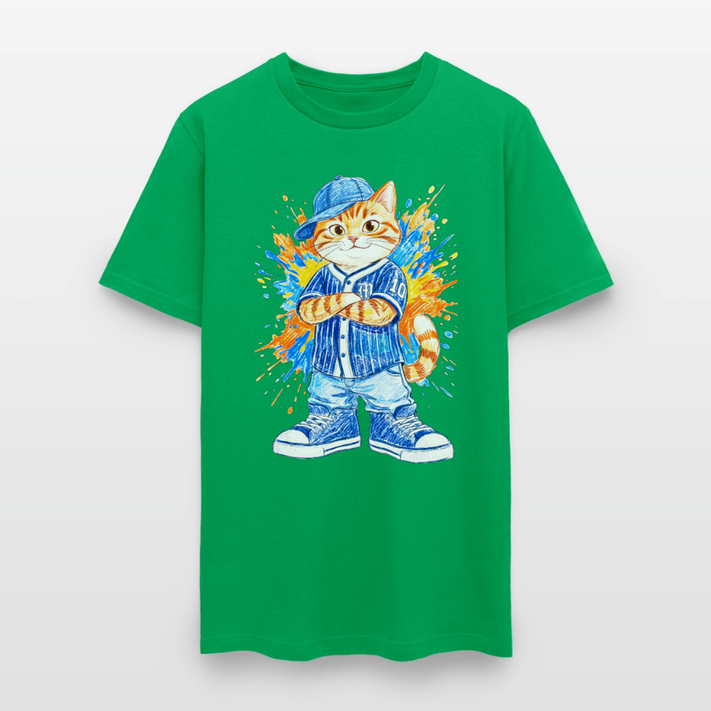 Cool Cat - bright green