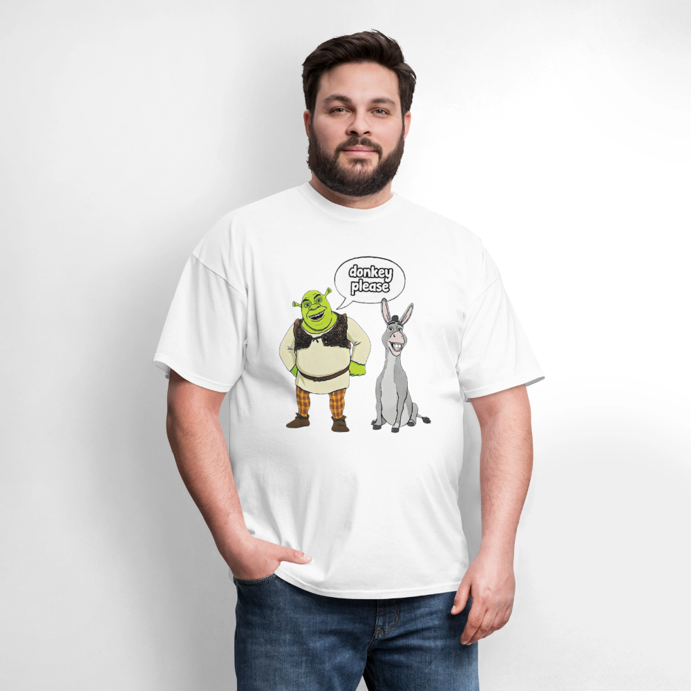 Donkey Please Shrek - white