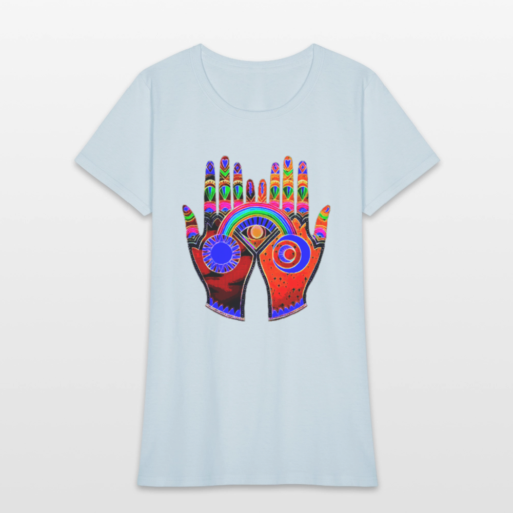 Open Hands - light blue