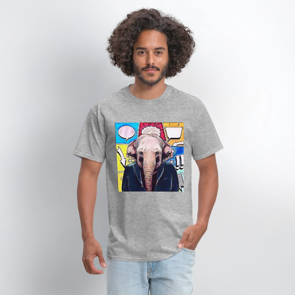 Elephant Party - heather gray