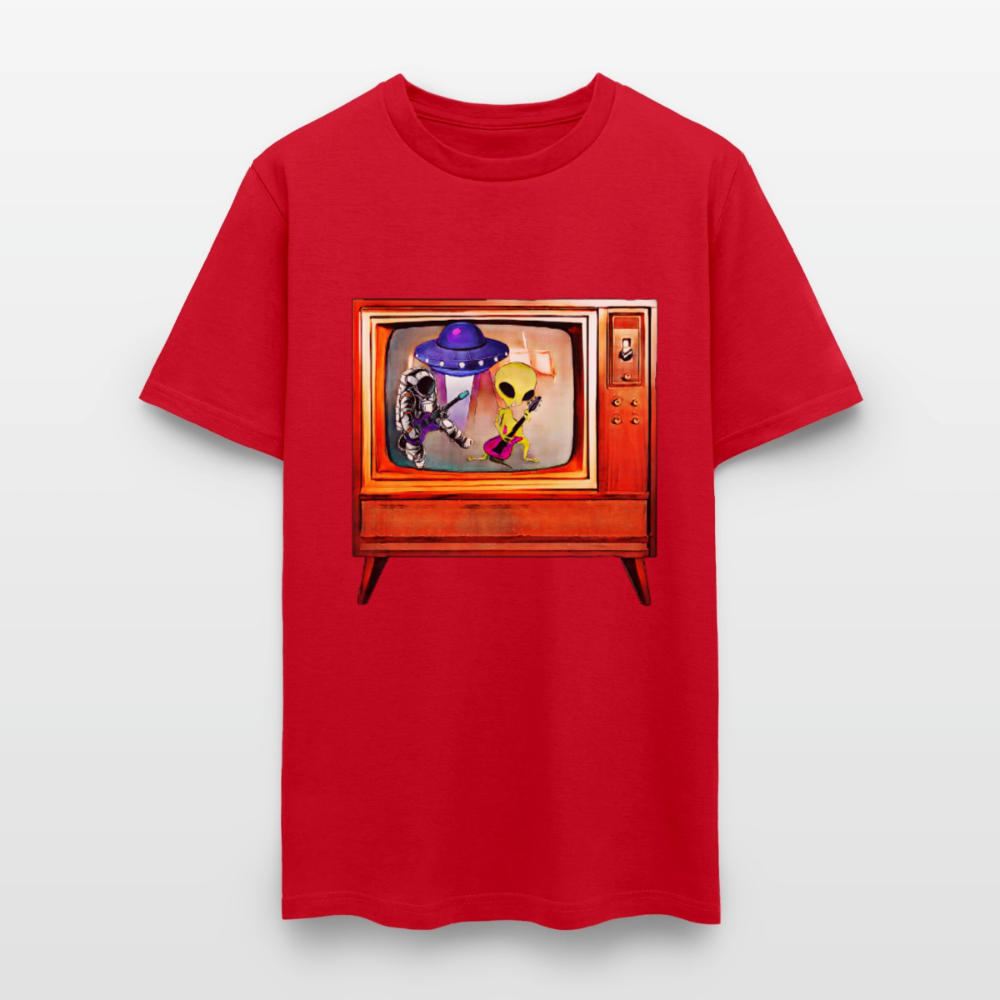 Rocking Astronaut and Alien #2 - red