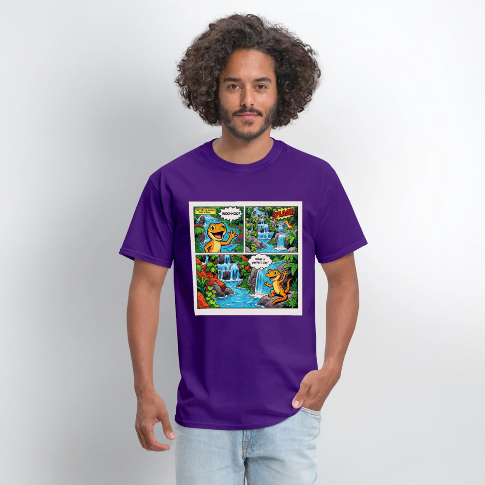 Comic Lizard - purple