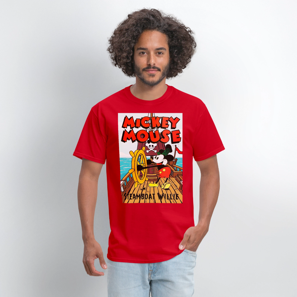 Steamboat Willie - red
