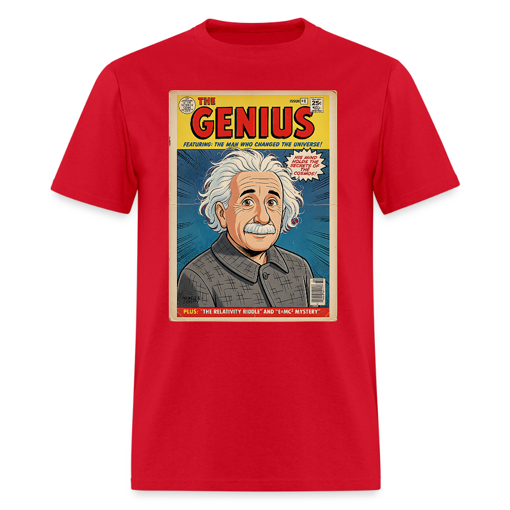 Albert Einstein #1 - red
