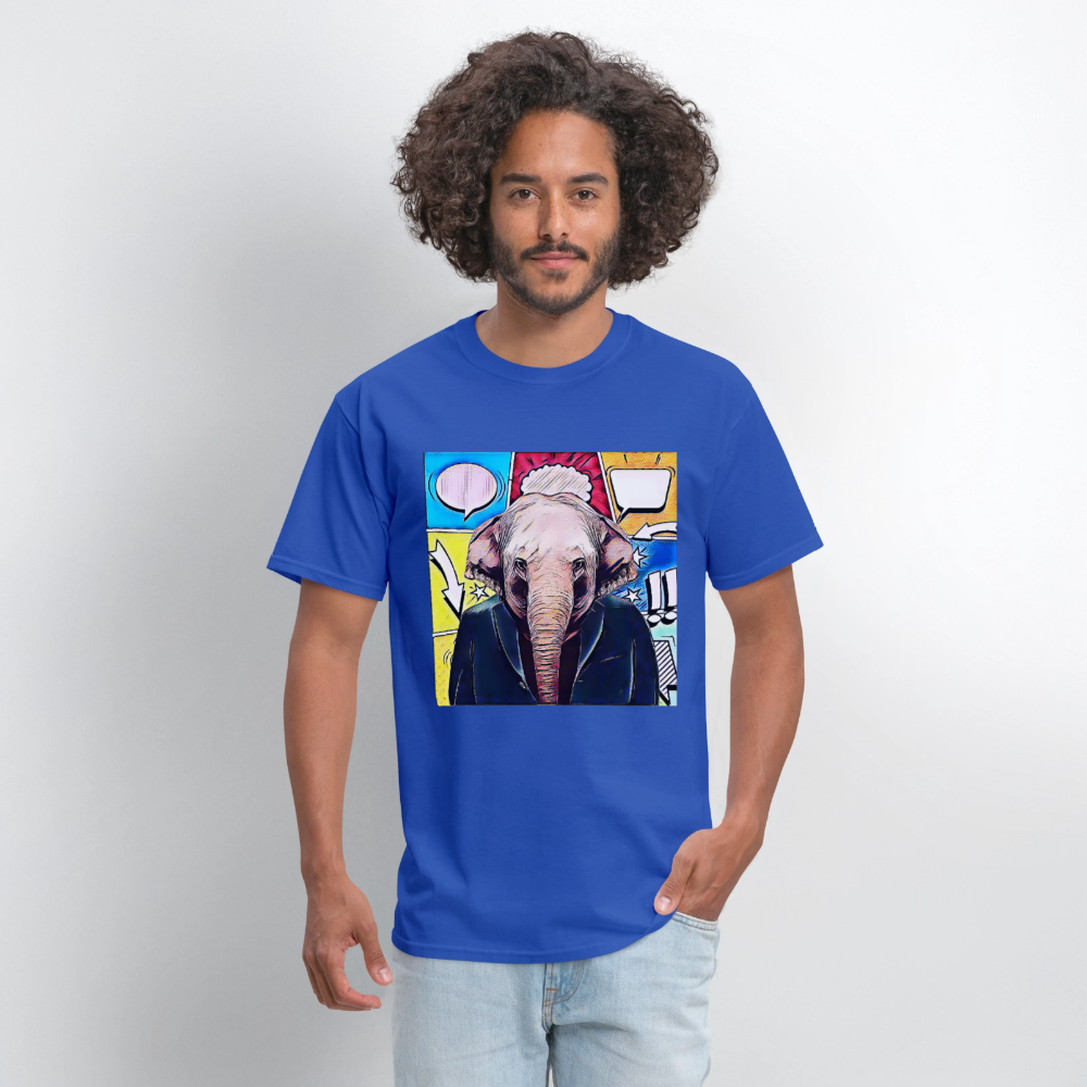 Elephant Party - royal blue
