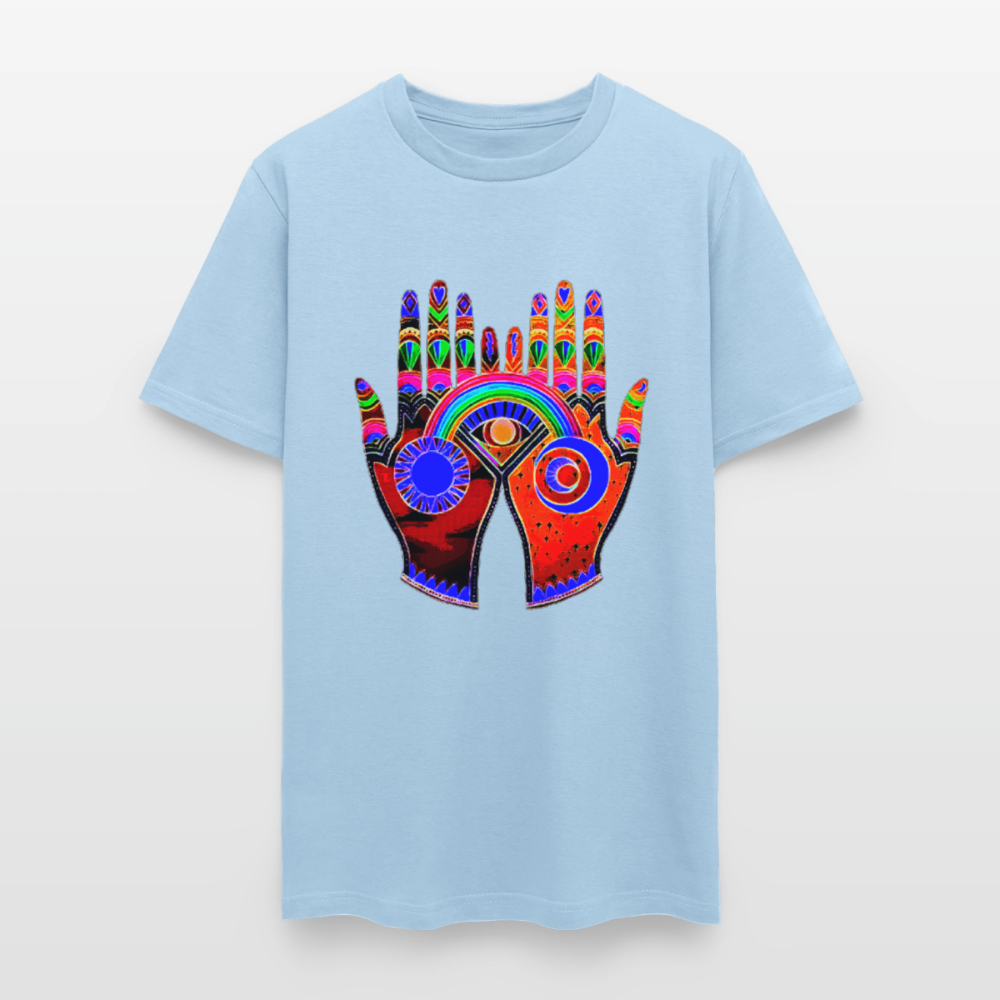 Open Hands - powder blue