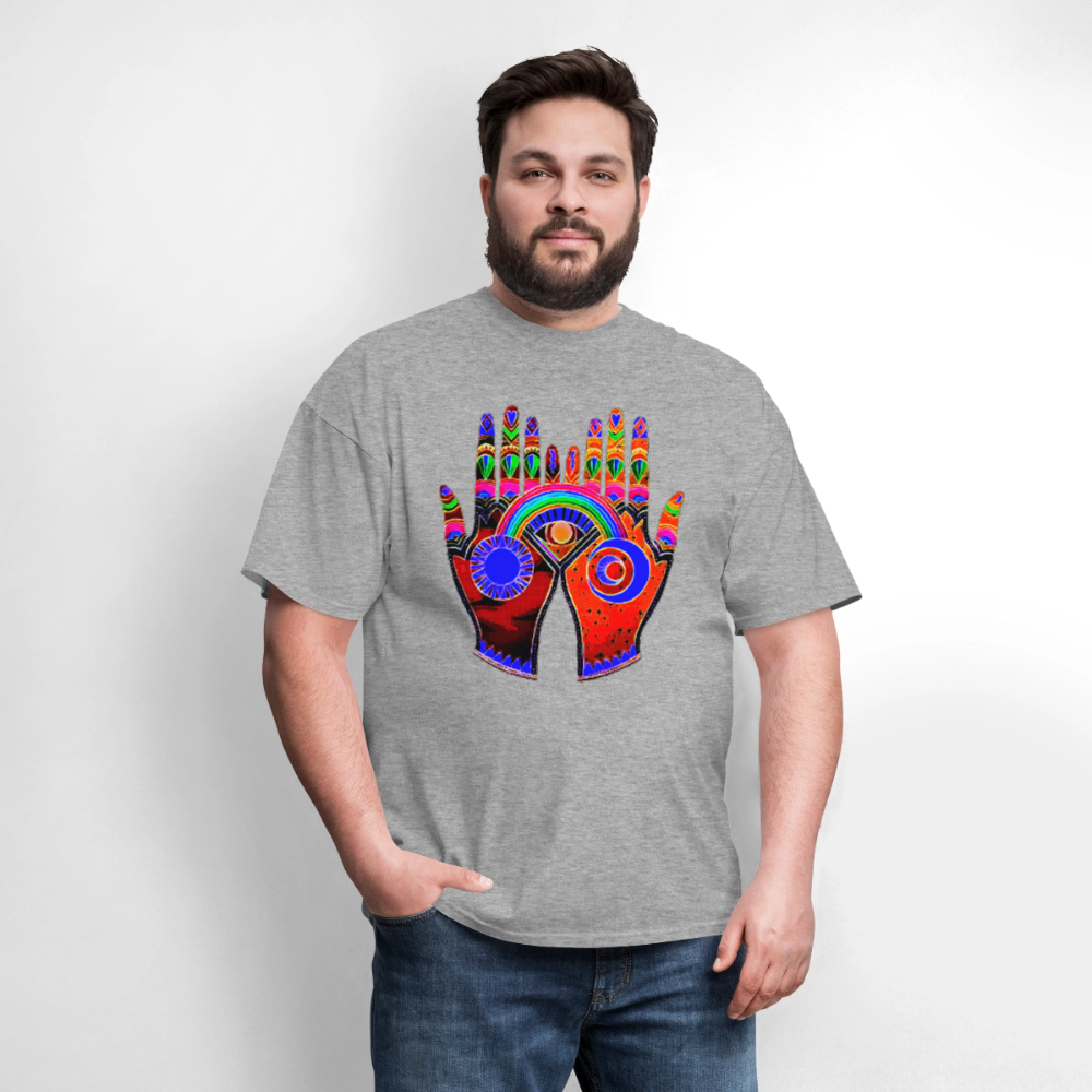 Open Hands - heather gray