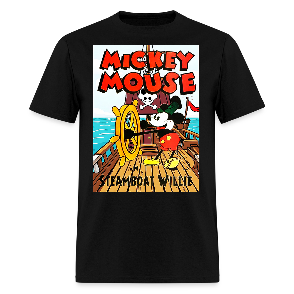 Steamboat Willie - black