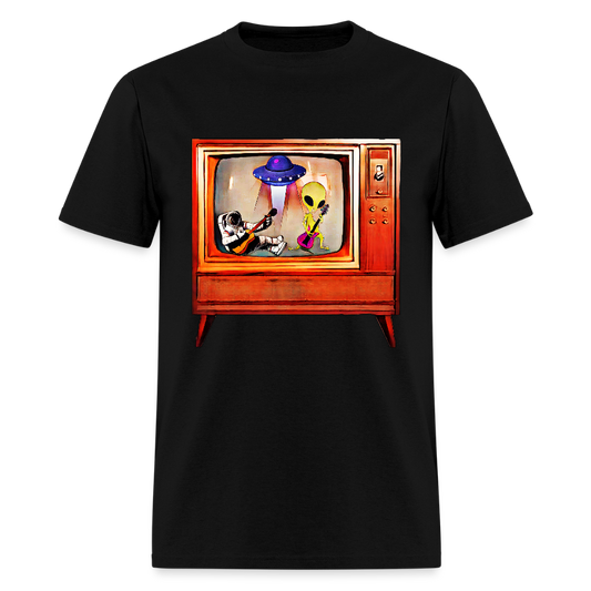 Rocking Astronaut and Alien - black