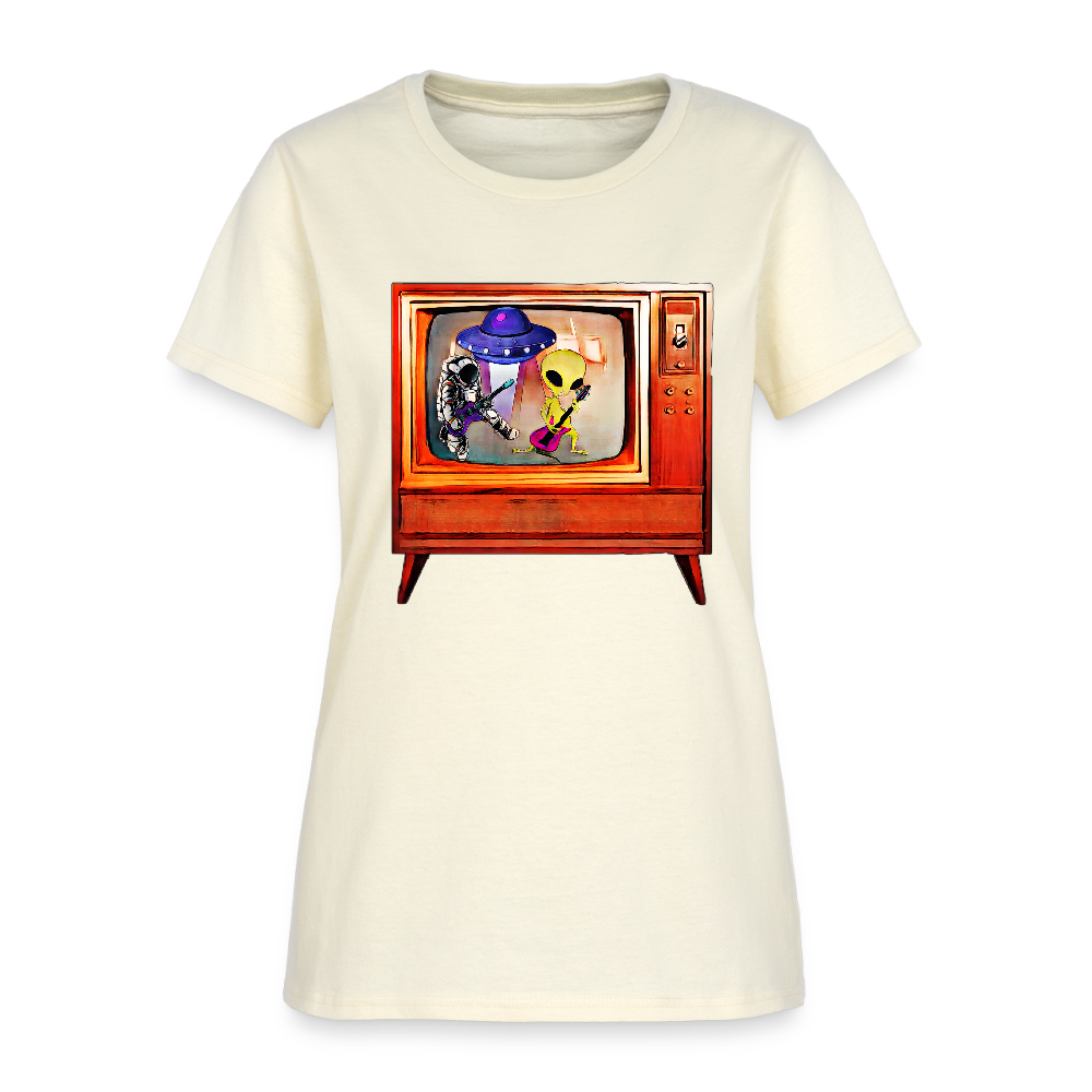 Rocking Astronaut and Alien #2 - off white