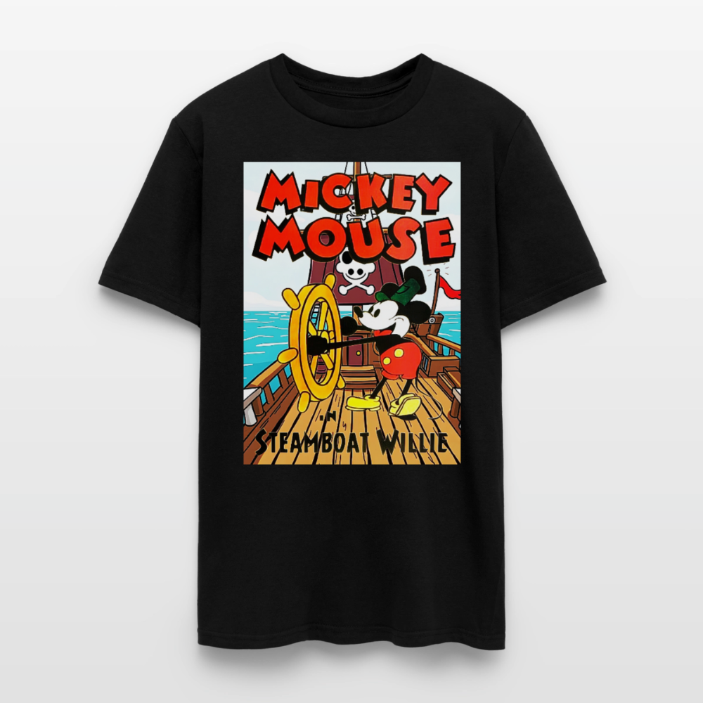 Steamboat Willie - black