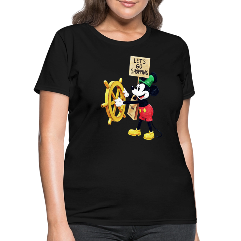 Let's Go Shopping - black