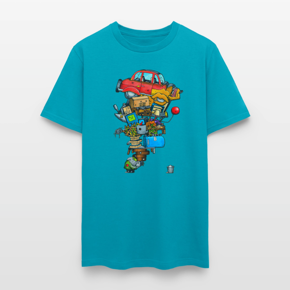 Cleaning House - turquoise