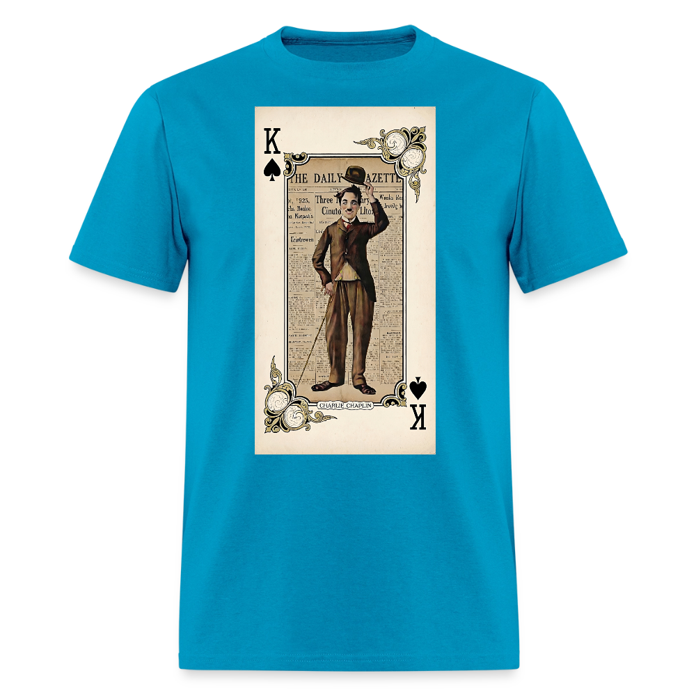 Charlie Chaplin - turquoise