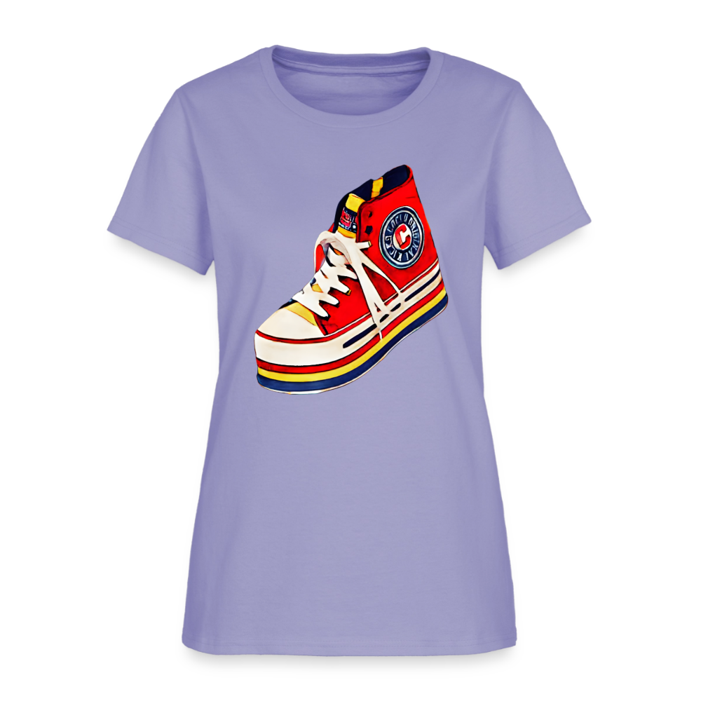 High Top Sneaker - lavender