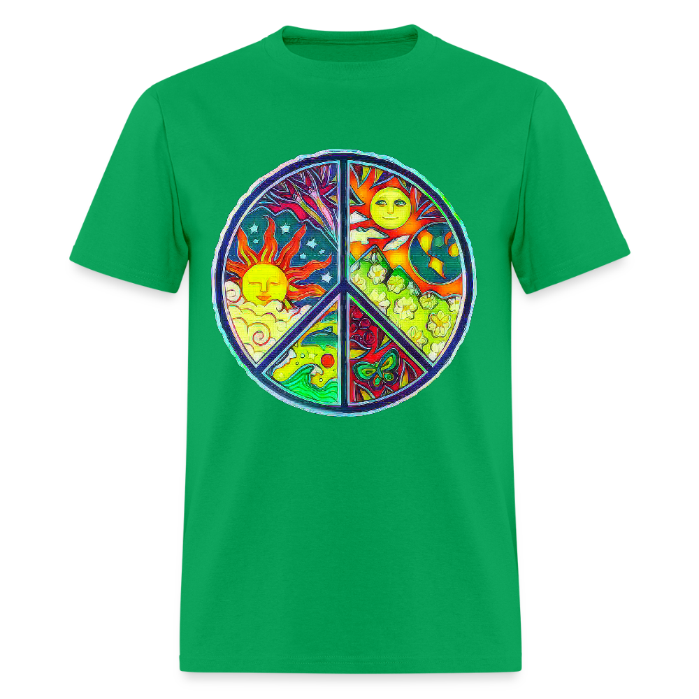 Peace - bright green