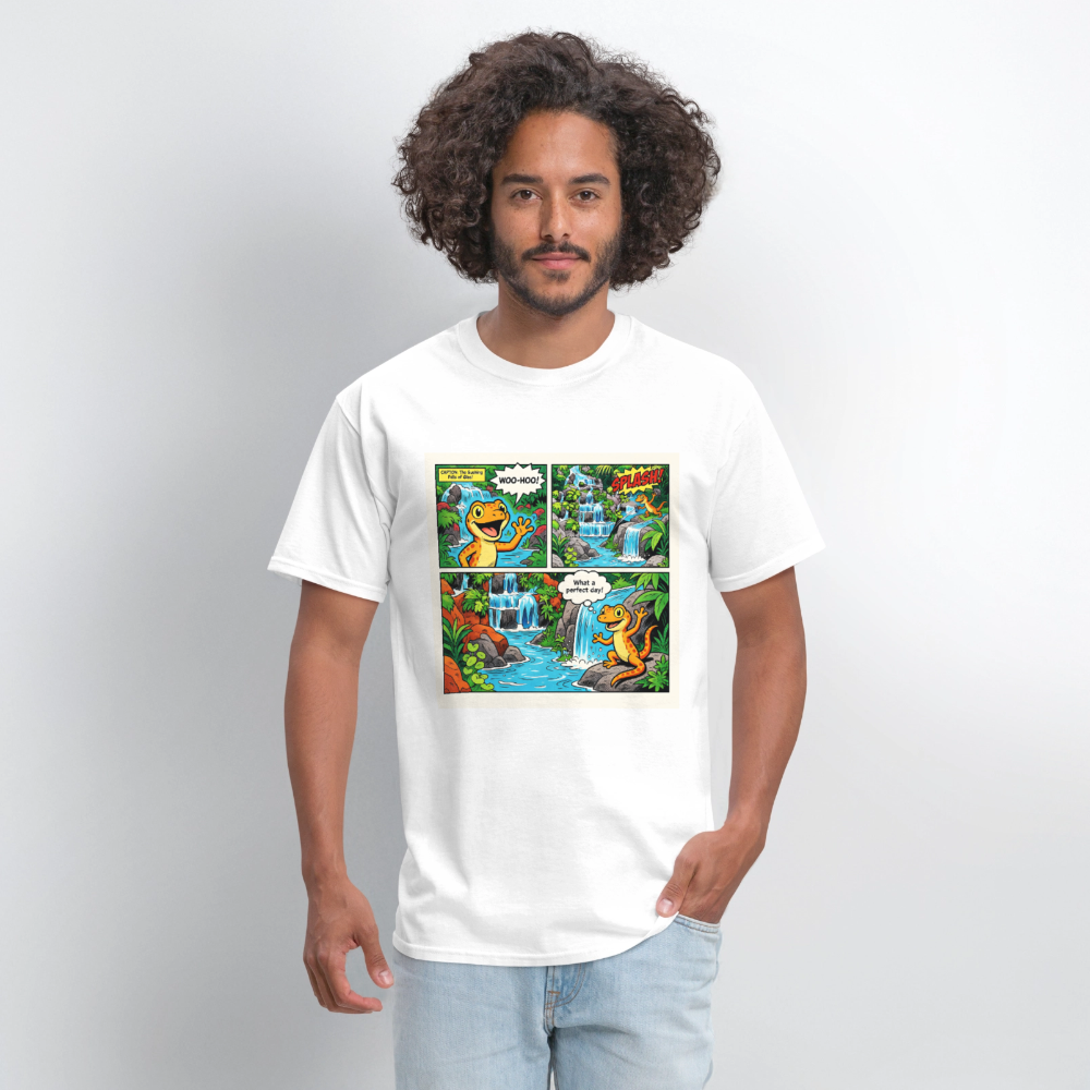 Comic Lizard - white