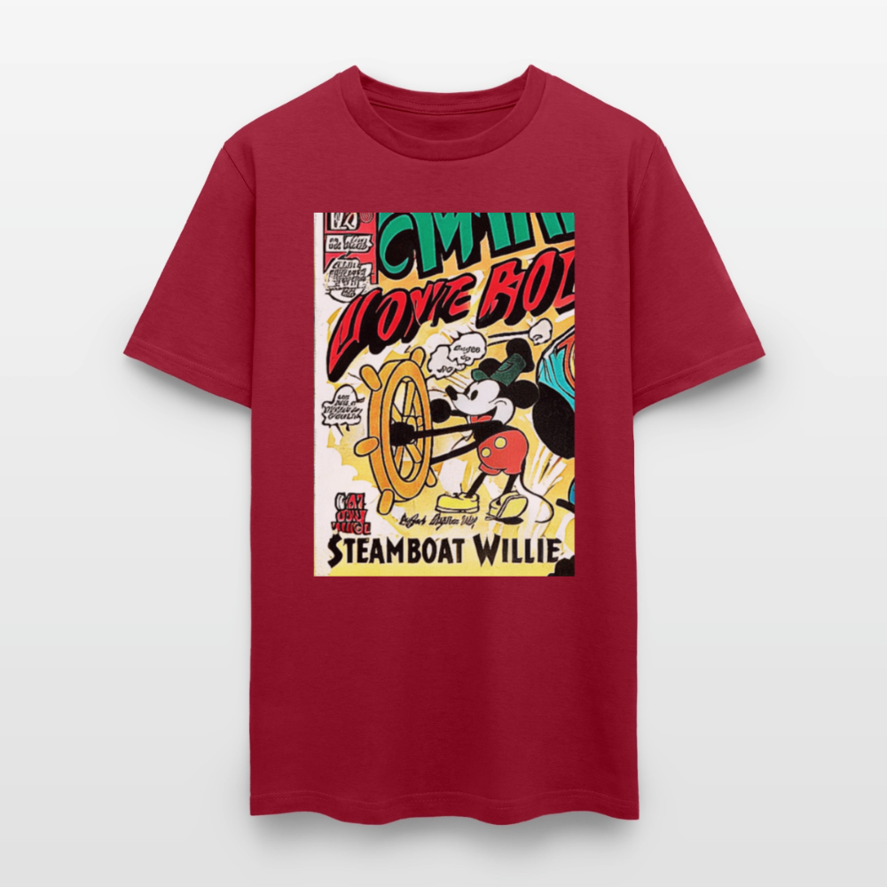 Steamboat Willie - dark red