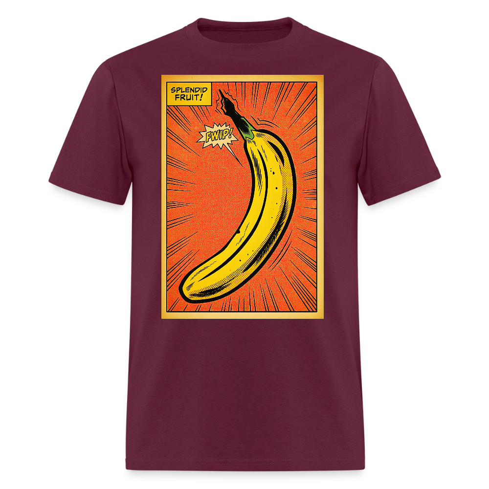 Banana - burgundy
