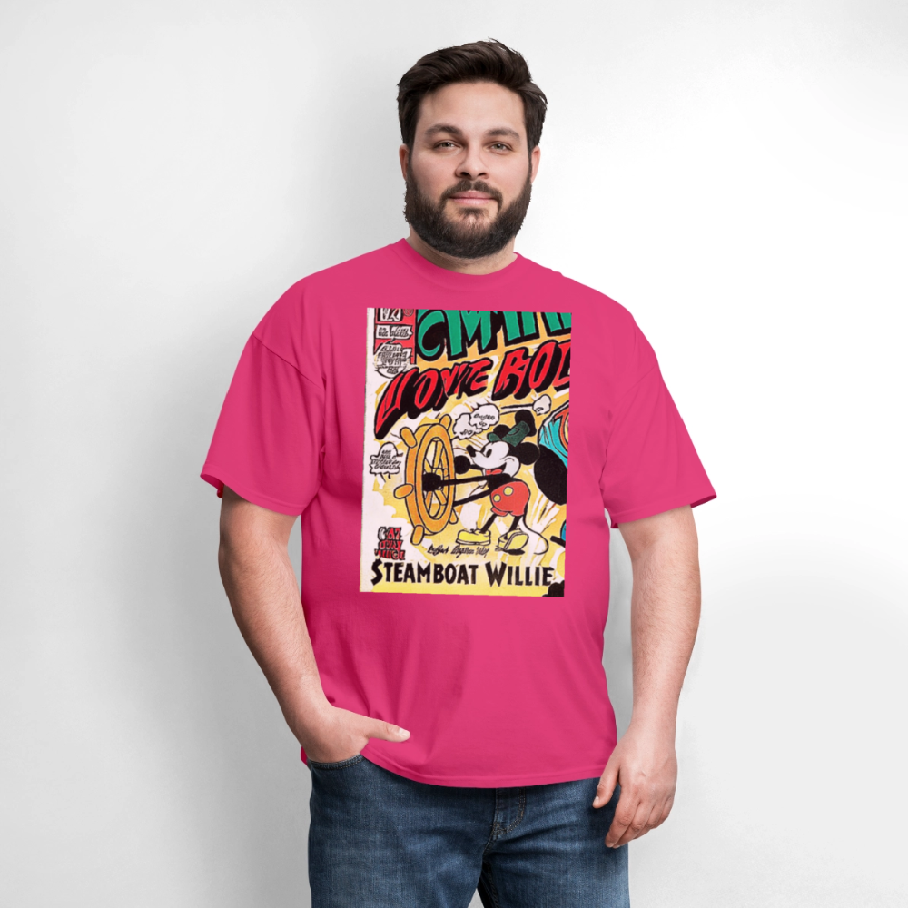 Steamboat Willie - fuchsia