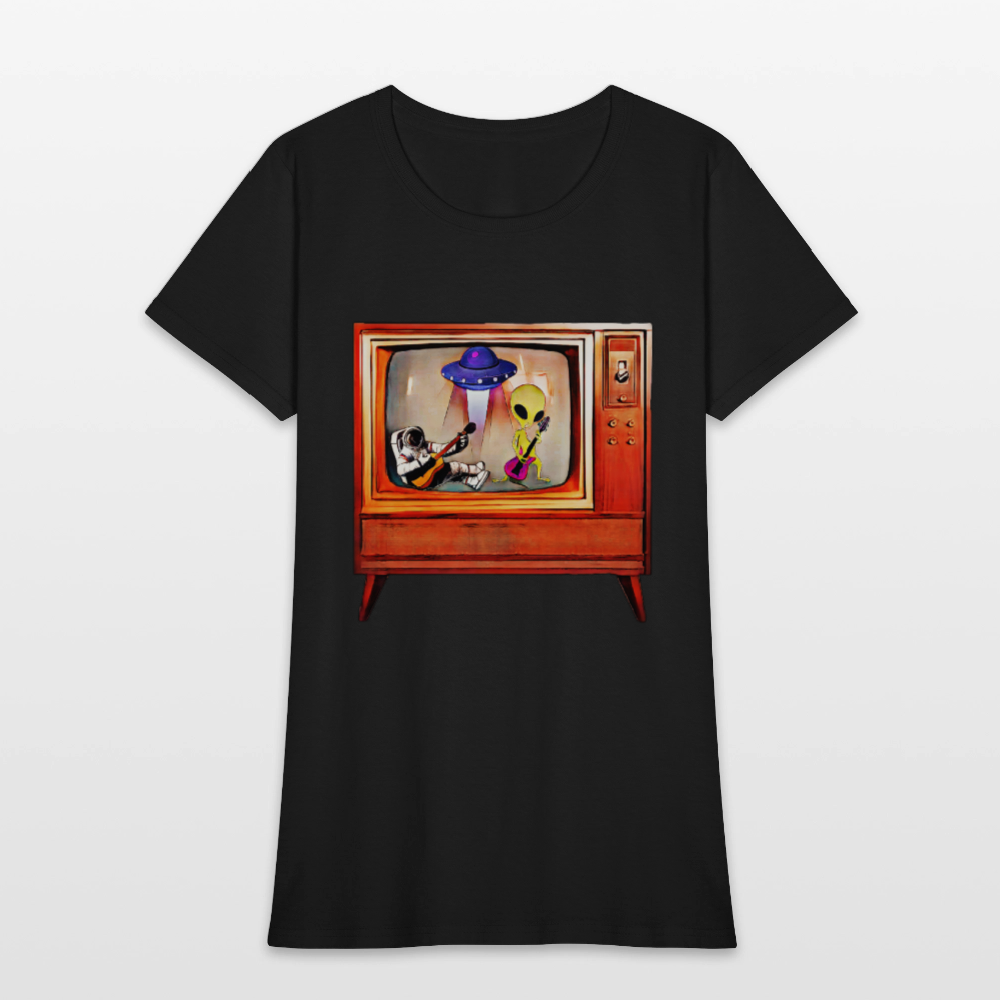 Rocking Astronaut and Alien - black