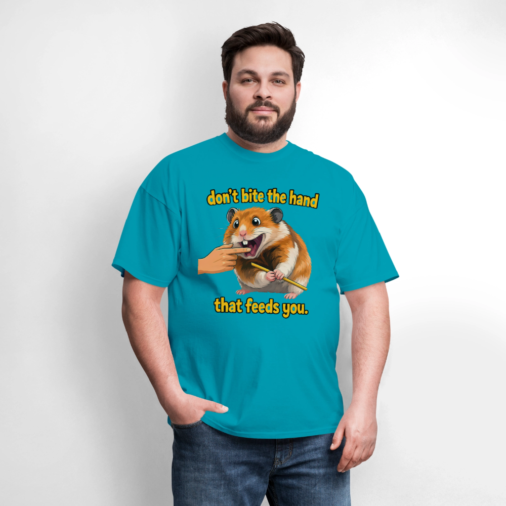 Don't Bite The Hand - turquoise