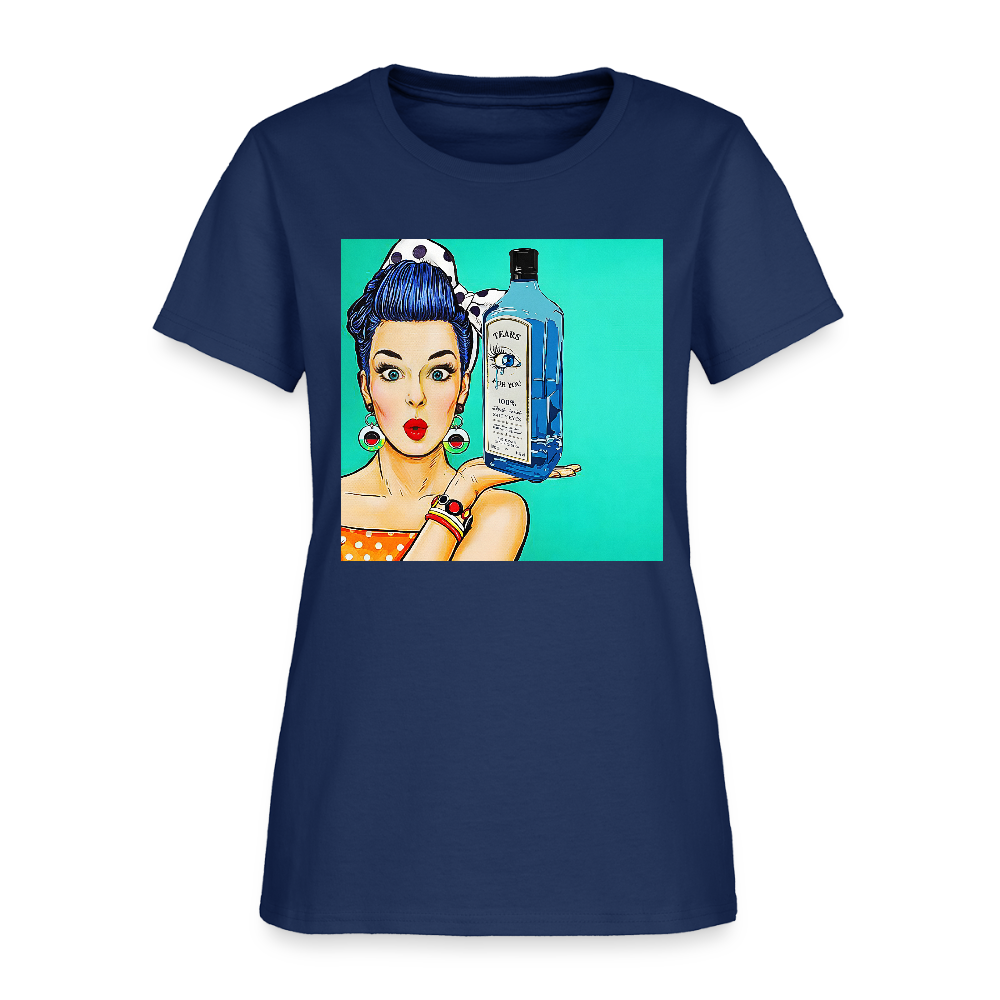 Retro Woman -  blue dusk