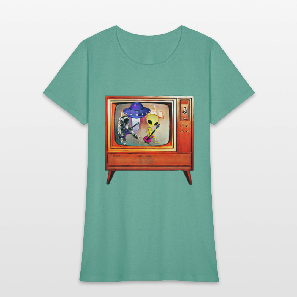 Rocking Astronaut and Alien #2 - aquatic