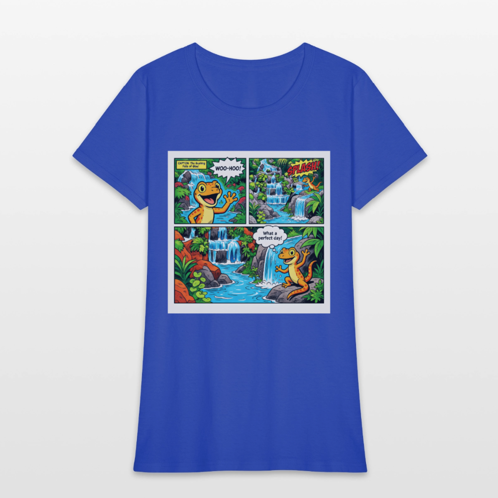 Comic Lizard - royal blue