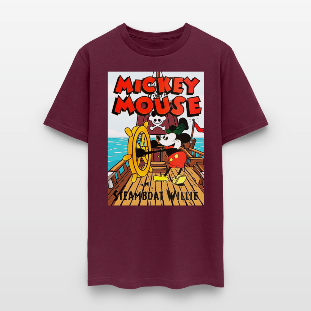 Steamboat Willie - burgundy