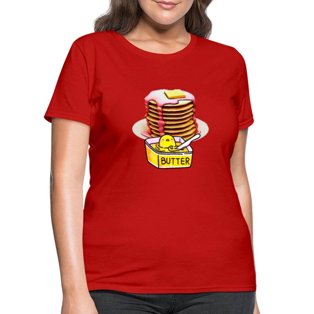 Pancakes and Butter - red