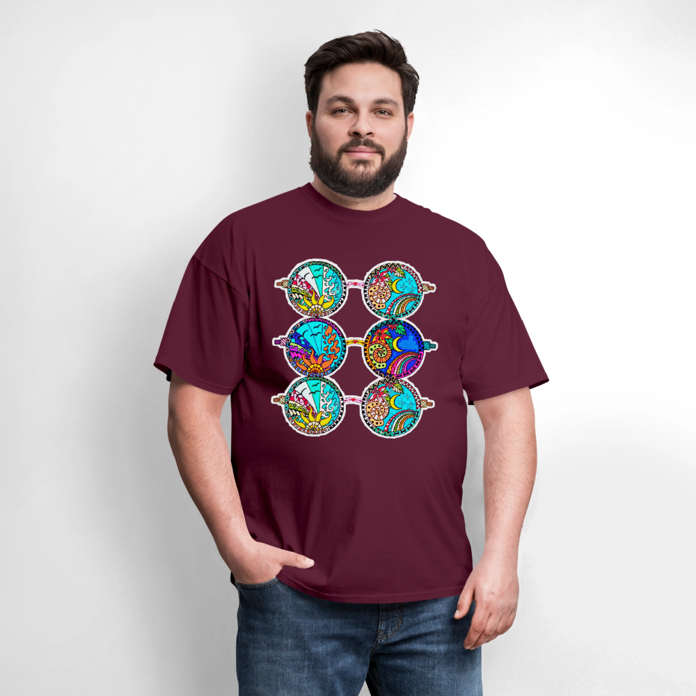 Magical Glasses - burgundy